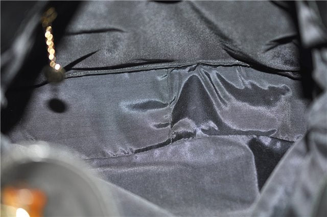 Authentic GUCCI Bamboo Vintage 2Way Shoulder Hand Bag Purse Leather Black 2766E