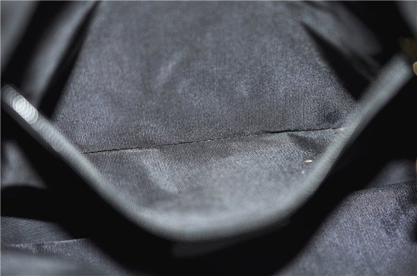 Authentic GUCCI Bamboo Vintage 2Way Shoulder Hand Bag Purse Leather Black 2766E