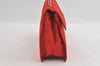 Authentic PRADA METAL Vintage Nylon Tessuto Hand Bag Purse B7004 Red 2766I