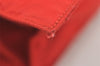 Authentic PRADA METAL Vintage Nylon Tessuto Hand Bag Purse B7004 Red 2766I