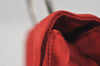 Authentic PRADA METAL Vintage Nylon Tessuto Hand Bag Purse B7004 Red 2766I