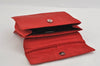 Authentic PRADA METAL Vintage Nylon Tessuto Hand Bag Purse B7004 Red 2766I