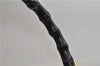 Authentic GUCCI Bamboo Vintage Shoulder Hand Bag Purse Leather Black 2767E