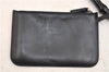 Authentic GUCCI Bamboo Vintage Shoulder Hand Bag Purse Leather Black 2767E