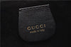 Authentic GUCCI Bamboo Vintage Shoulder Hand Bag Purse Leather Black 2767E