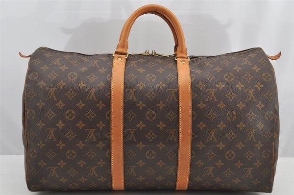 Authentic Louis Vuitton Monogram Keepall 50 Travel Boston Bag M41426 LV 2767I