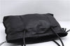 Authentic GUCCI Tassel Shoulder Hand Tote Bag Purse Leather 00014331 Black 2768E