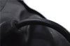 Authentic GUCCI Tassel Shoulder Hand Tote Bag Purse Leather 00014331 Black 2768E