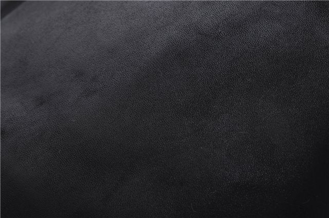 Authentic GUCCI Tassel Shoulder Hand Tote Bag Purse Leather 00014331 Black 2768E