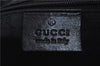 Authentic GUCCI Tassel Shoulder Hand Tote Bag Purse Leather 00014331 Black 2768E