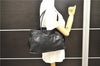 Authentic GUCCI Tassel Shoulder Hand Tote Bag Purse Leather 00014331 Black 2768E