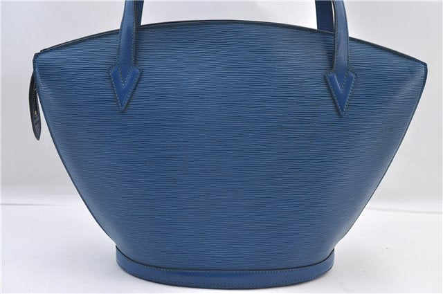 Auth Louis Vuitton Epi Saint Jacques Shopping Shoulder Bag Blue M52265 LV 2768F