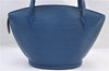 Auth Louis Vuitton Epi Saint Jacques Shopping Shoulder Bag Blue M52265 LV 2768F