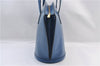 Auth Louis Vuitton Epi Saint Jacques Shopping Shoulder Bag Blue M52265 LV 2768F