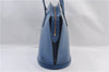 Auth Louis Vuitton Epi Saint Jacques Shopping Shoulder Bag Blue M52265 LV 2768F