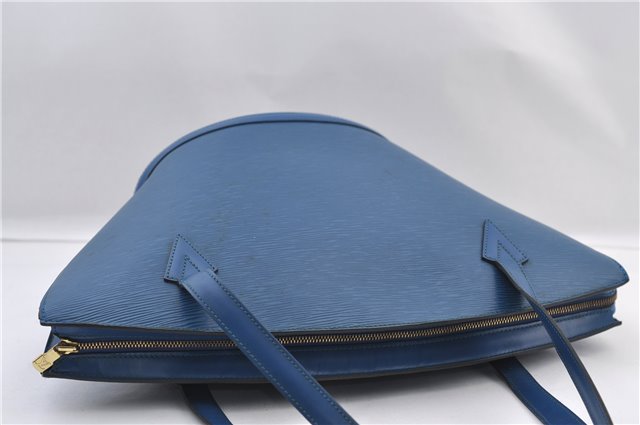 Auth Louis Vuitton Epi Saint Jacques Shopping Shoulder Bag Blue M52265 LV 2768F