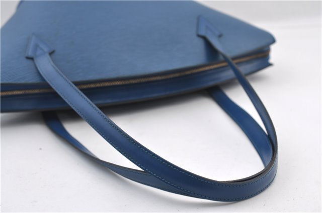 Auth Louis Vuitton Epi Saint Jacques Shopping Shoulder Bag Blue M52265 LV 2768F