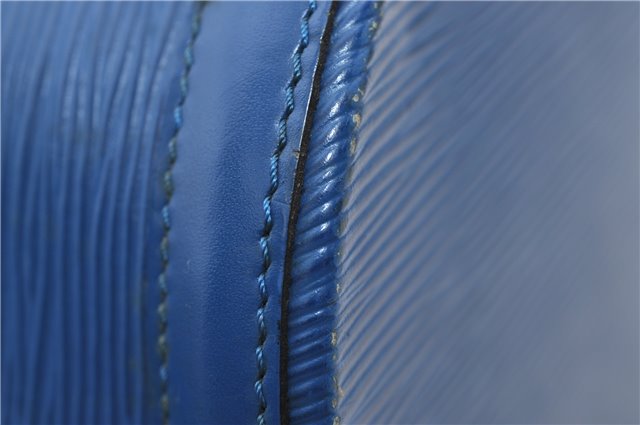 Auth Louis Vuitton Epi Saint Jacques Shopping Shoulder Bag Blue M52265 LV 2768F