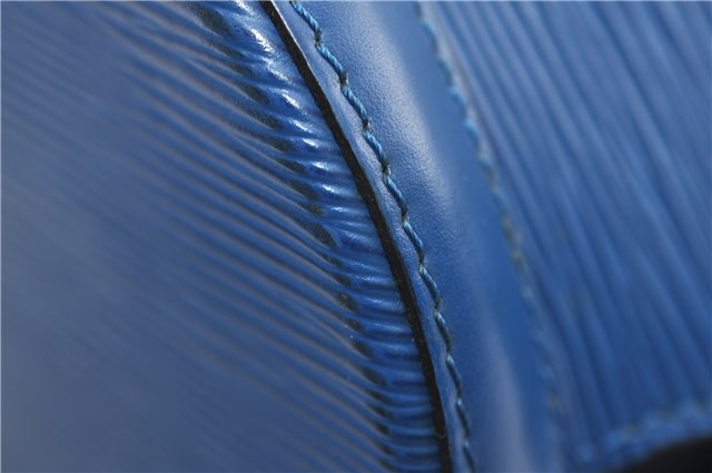 Auth Louis Vuitton Epi Saint Jacques Shopping Shoulder Bag Blue M52265 LV 2768F