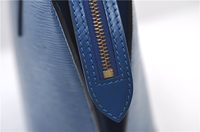 Auth Louis Vuitton Epi Saint Jacques Shopping Shoulder Bag Blue M52265 LV 2768F
