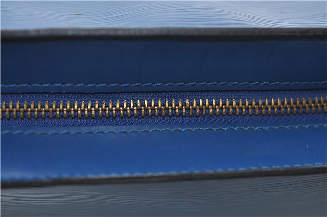 Auth Louis Vuitton Epi Saint Jacques Shopping Shoulder Bag Blue M52265 LV 2768F