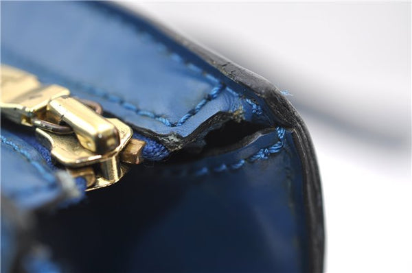 Auth Louis Vuitton Epi Saint Jacques Shopping Shoulder Bag Blue M52265 LV 2768F