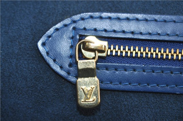 Auth Louis Vuitton Epi Saint Jacques Shopping Shoulder Bag Blue M52265 LV 2768F