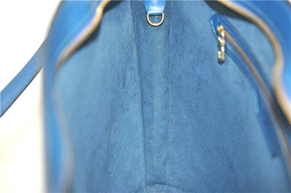 Auth Louis Vuitton Epi Saint Jacques Shopping Shoulder Bag Blue M52265 LV 2768F