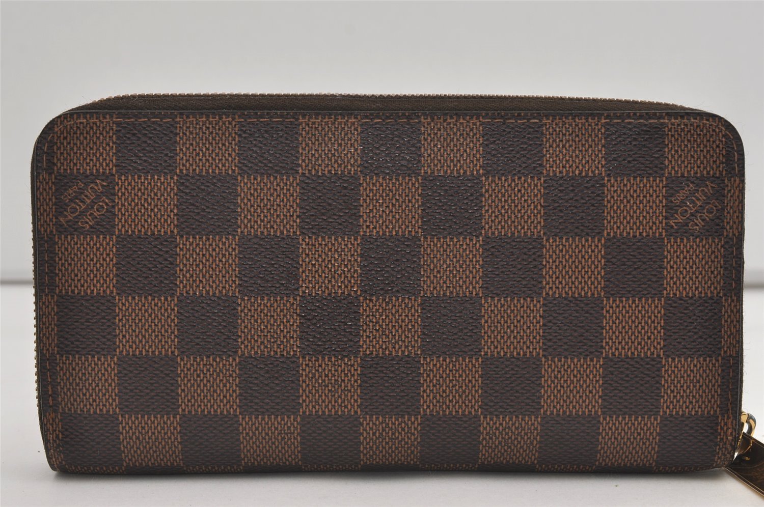 Authentic Louis Vuitton Damier Zippy Long Wallet Purse N60015 LV 2768I