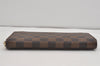 Authentic Louis Vuitton Damier Zippy Long Wallet Purse N60015 LV 2768I