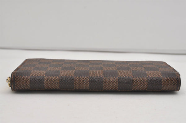 Authentic Louis Vuitton Damier Zippy Long Wallet Purse N60015 LV 2768I