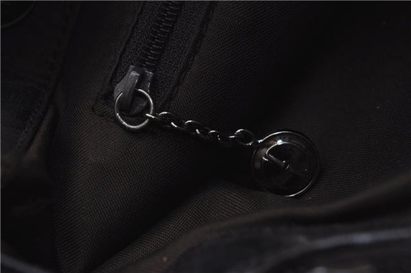 Authentic GUCCI Bamboo Vintage Hand Bag GG Nylon Leather 0021016 Brown 2769E