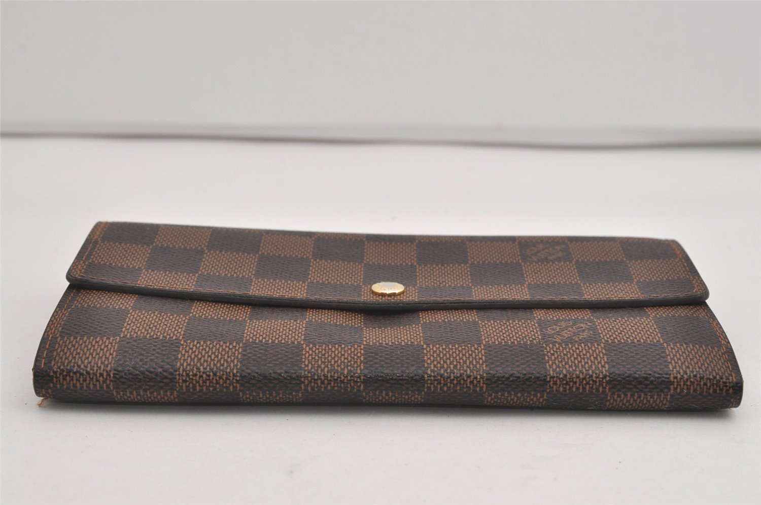 Authentic Louis Vuitton Damier Portefeuille Sarah Long Wallet N61734 LV 2769I