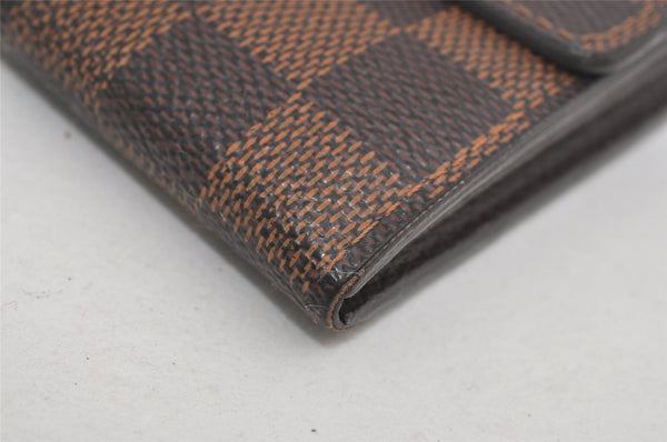 Authentic Louis Vuitton Damier Portefeuille Sarah Long Wallet N61734 LV 2769I