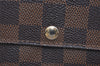 Authentic Louis Vuitton Damier Portefeuille Sarah Long Wallet N61734 LV 2769I