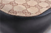 Authentic GUCCI Shoulder Hand Bag Purse GG Canvas Leather 0013748 Brown 2770E