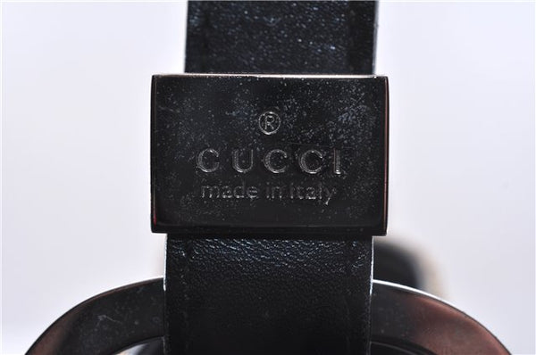 Authentic GUCCI Shoulder Hand Bag Purse GG Canvas Leather 0013748 Brown 2770E