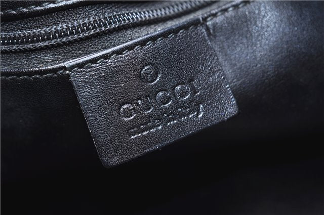 Authentic GUCCI Shoulder Hand Bag Purse GG Canvas Leather 0013748 Brown 2770E