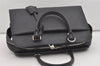 Authentic Louis Vuitton Epi Vaneau MM 2Way Shoulder Hand Bag M51238 Black 2770I