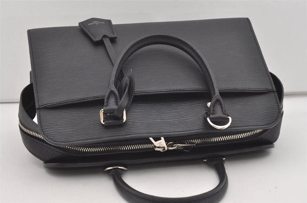 Authentic Louis Vuitton Epi Vaneau MM 2Way Shoulder Hand Bag M51238 Black 2770I