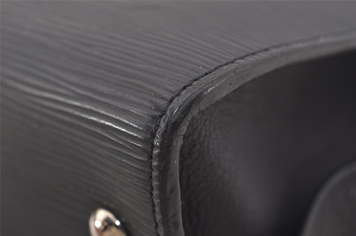 Authentic Louis Vuitton Epi Vaneau MM 2Way Shoulder Hand Bag M51238 Black 2770I