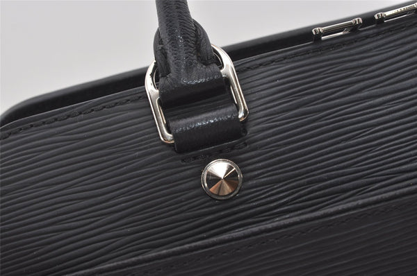 Authentic Louis Vuitton Epi Vaneau MM 2Way Shoulder Hand Bag M51238 Black 2770I