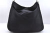 Authentic GUCCI Bamboo Vintage Shoulder Tote Bag Nylon Enamel Black 2771E