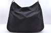 Authentic GUCCI Bamboo Vintage Shoulder Tote Bag Nylon Enamel Black 2771E