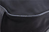 Authentic GUCCI Bamboo Vintage Shoulder Tote Bag Nylon Enamel Black 2771E