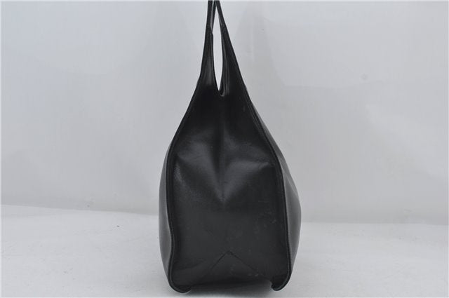 Authentic GUCCI Vintage Shoulder Hand Bag Purse Leather 0013167 Black 2773E