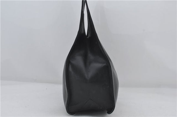 Authentic GUCCI Vintage Shoulder Hand Bag Purse Leather 0013167 Black 2773E