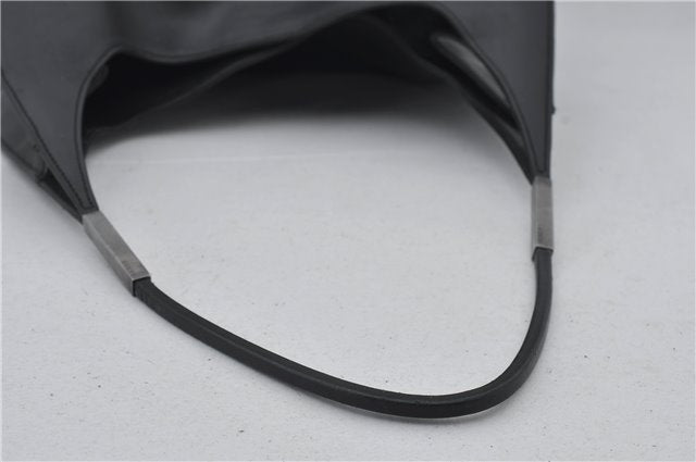 Authentic GUCCI Vintage Shoulder Hand Bag Purse Leather 0013167 Black 2773E