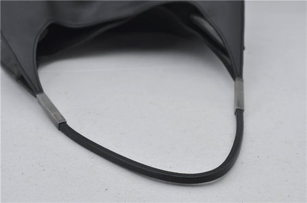 Authentic GUCCI Vintage Shoulder Hand Bag Purse Leather 0013167 Black 2773E