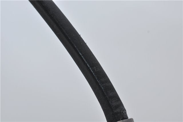 Authentic GUCCI Vintage Shoulder Hand Bag Purse Leather 0013167 Black 2773E